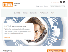 Tablet Screenshot of meegeldersepoort.nl